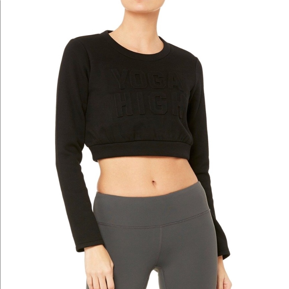 Elite Graphic Long Sleeve Top- Yoga High